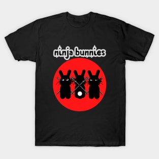 Ninja Bunnies-cute bunnies T-Shirt